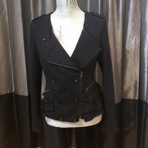 INC black double breasted blazer